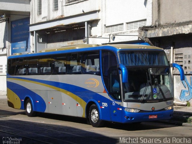 Expresso do Sul 7205 na cidade de Rio de Janeiro, Rio de Janeiro, Brasil, por Michel Soares da Rocha. ID da foto: 1222569.