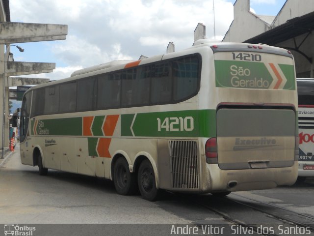 Cia. São Geraldo de Viação 14210 na cidade de Rio de Janeiro, Rio de Janeiro, Brasil, por André Vitor  Silva dos Santos. ID da foto: 1225998.