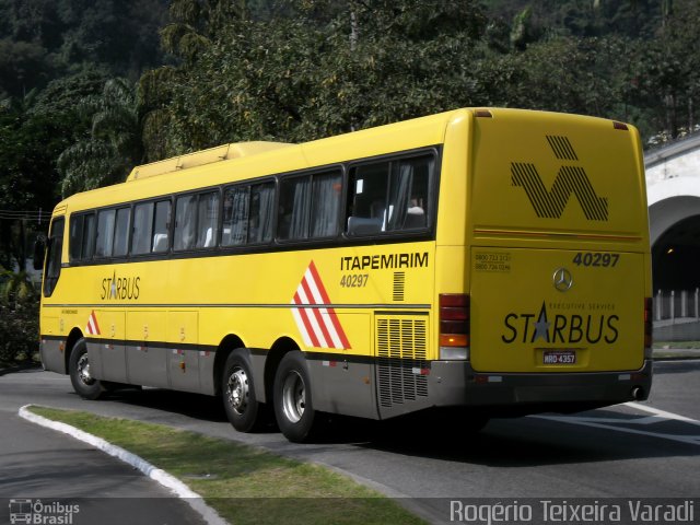 Viação Itapemirim 40297 na cidade de Santos, São Paulo, Brasil, por Rogério Teixeira Varadi. Número da foto: #1225419.
