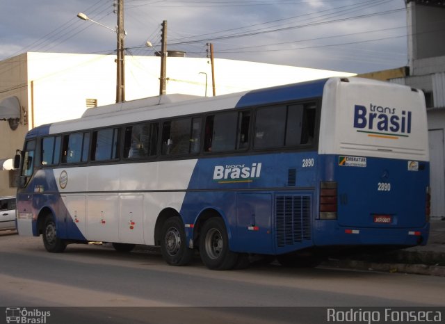 Trans Brasil > TCB - Transporte Coletivo Brasil 2890 na cidade de Maceió, Alagoas, Brasil, por Rodrigo Fonseca. ID da foto: 1226257.