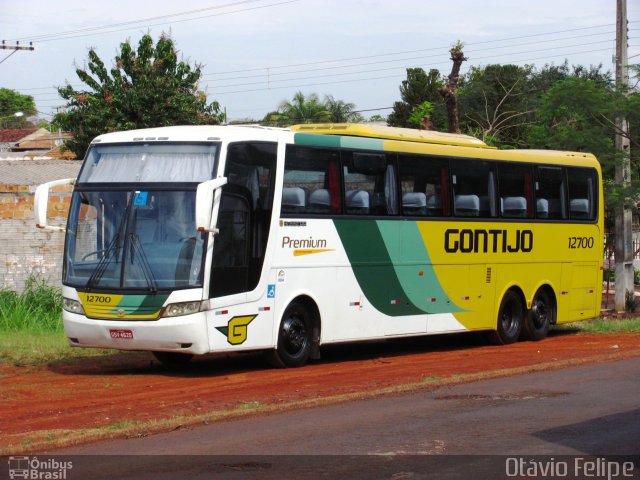 Empresa Gontijo de Transportes 12700 na cidade de Foz do Iguaçu, Paraná, Brasil, por Otavio Felipe Balbinot. Número da foto: #1225445.