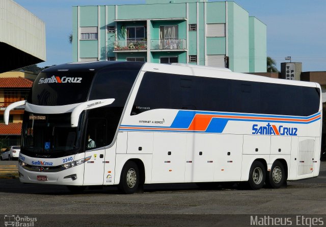VUSC - Viação União Santa Cruz 2340 na cidade de Santa Cruz do Sul, Rio Grande do Sul, Brasil, por Matheus Etges. Número da foto: #1228425.