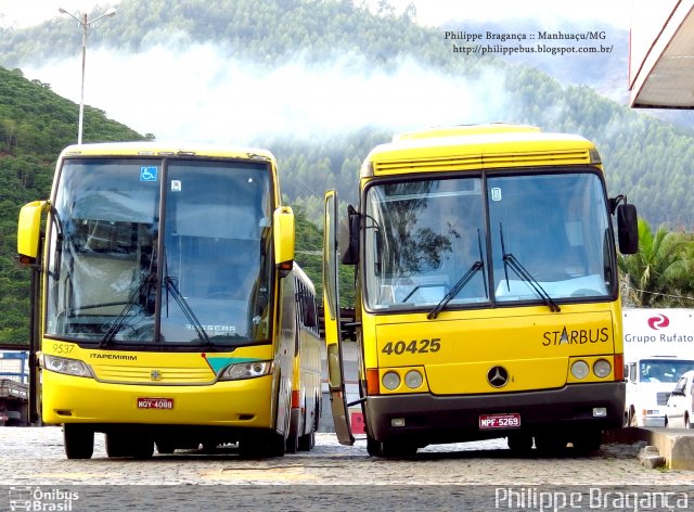 Viação Itapemirim 40425 na cidade de Manhuaçu, Minas Gerais, Brasil, por Philippe Almeida. ID da foto: 1228549.