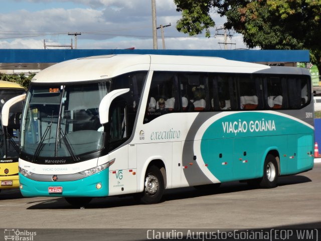 Viação Goiânia 30911 na cidade de Goiânia, Goiás, Brasil, por Vicente Pinto Moreira. Número da foto: #1226960.