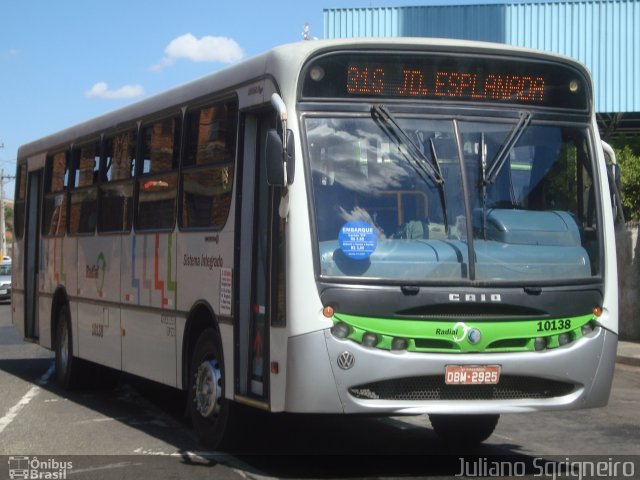 Sigma Transportes Coletivos 10138 na cidade de Piracicaba, São Paulo, Brasil, por Juliano Sgrigneiro. Número da foto: #1227570.