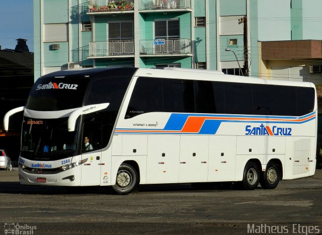 VUSC - Viação União Santa Cruz 2380 na cidade de Santa Cruz do Sul, Rio Grande do Sul, Brasil, por Matheus Etges. Número da foto: #1228485.