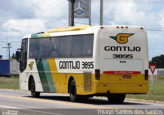 Empresa Gontijo de Transportes 3895 na cidade de Vitória da Conquista, Bahia, Brasil, por Thiago Santos. ID da foto: 1194111.