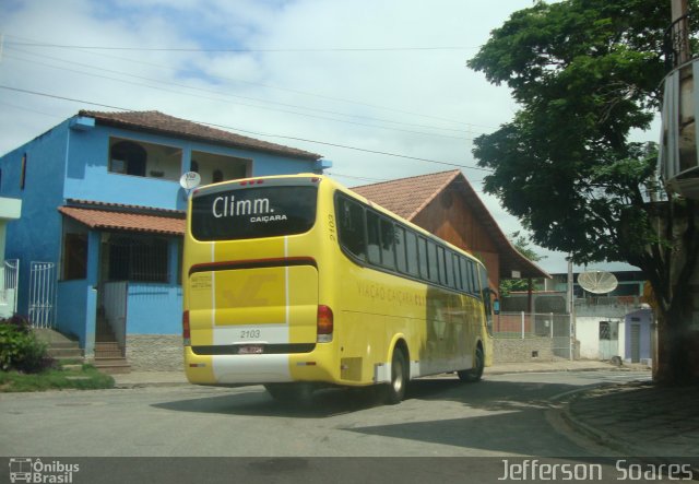 Kaissara - Viação Caiçara 2103 na cidade de Atilio Vivacqua, Espírito Santo, Brasil, por Jefferson  Soares. ID da foto: 1194244.