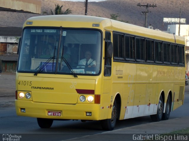 Viação Itapemirim 41015 na cidade de Jequié, Bahia, Brasil, por Gabriel Bispo. Número da foto: #1229877.