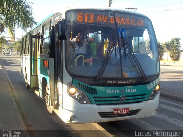 Expresso Santa Luzia 6576 na cidade de Santa Luzia, Minas Gerais, Brasil, por Lucas Henrique . Número da foto: #1229789.