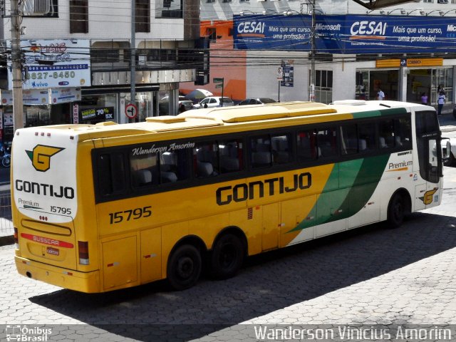 Empresa Gontijo de Transportes 15795 na cidade de Ipatinga, Minas Gerais, Brasil, por Wanderson Vinícius Amorim. ID da foto: 1230309.