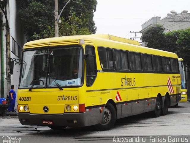 Viação Itapemirim 40281 na cidade de Rio de Janeiro, Rio de Janeiro, Brasil, por Alexsandro  Farias Barros. ID da foto: 1230093.