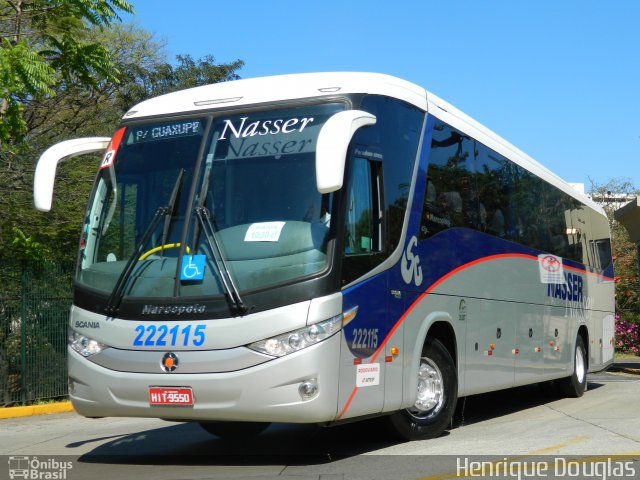 Viação Nasser 222115 na cidade de São Paulo, São Paulo, Brasil, por Henrique Douglas. ID da foto: 1229527.