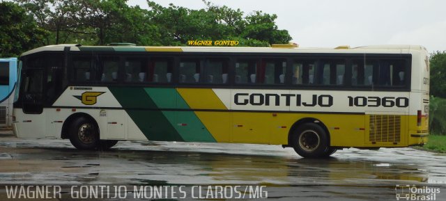 Empresa Gontijo de Transportes 10360 na cidade de Montes Claros, Minas Gerais, Brasil, por Wágner  Gontijo. ID da foto: 1229838.