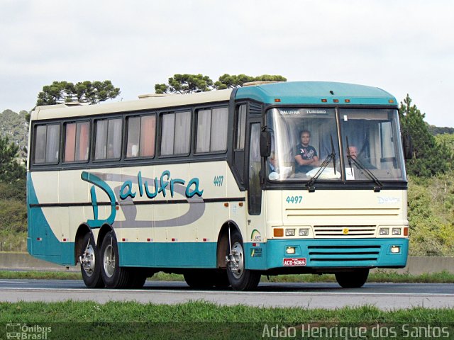 Dalufra Transportes e Turismo 4497 na cidade de São José dos Pinhais, Paraná, Brasil, por Adão Henrique dos Santos. ID da foto: 1229235.