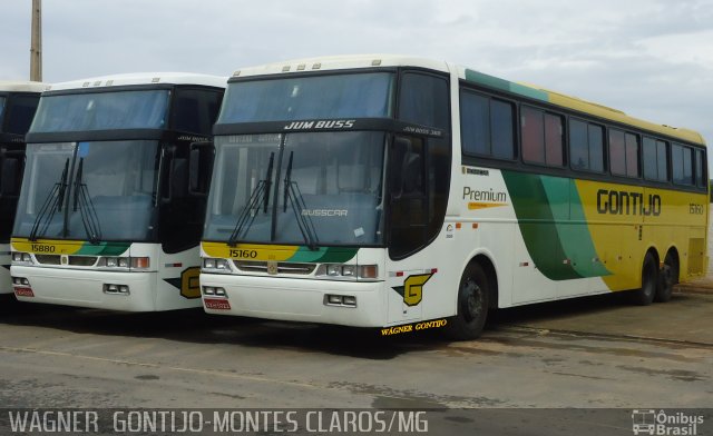 Empresa Gontijo de Transportes 15160 na cidade de Montes Claros, Minas Gerais, Brasil, por Wágner  Gontijo. Número da foto: #1231339.