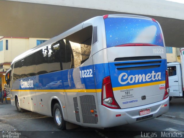 Viação Cometa 10222 na cidade de Belo Horizonte, Minas Gerais, Brasil, por Lucas  Mendes. Número da foto: #1232474.