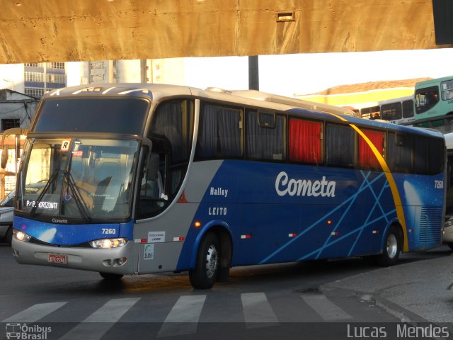 Viação Cometa 7260 na cidade de Belo Horizonte, Minas Gerais, Brasil, por Lucas  Mendes. ID da foto: 1232473.