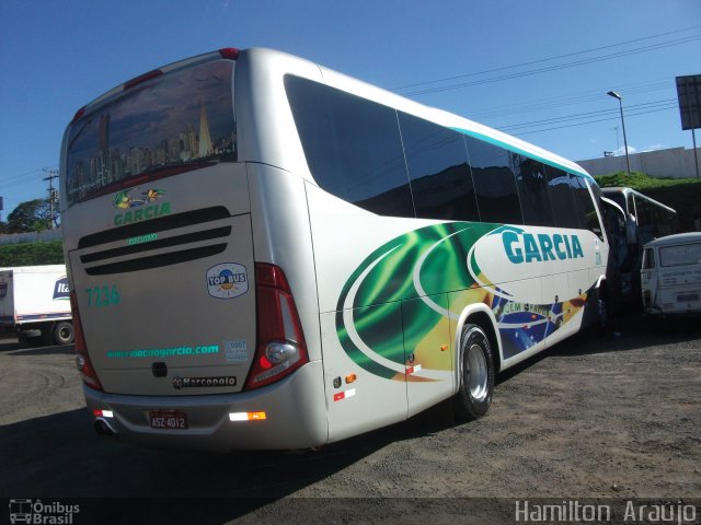 Viação Garcia 7236 na cidade de Bauru, São Paulo, Brasil, por Hamilton  Araújo. Número da foto: #1234429.