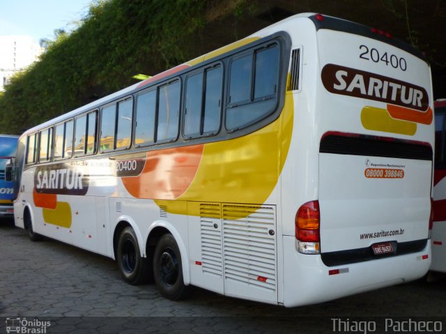 Saritur - Santa Rita Transporte Urbano e Rodoviário 20400 na cidade de Belo Horizonte, Minas Gerais, Brasil, por Thiago  Pacheco. Número da foto: #1234060.