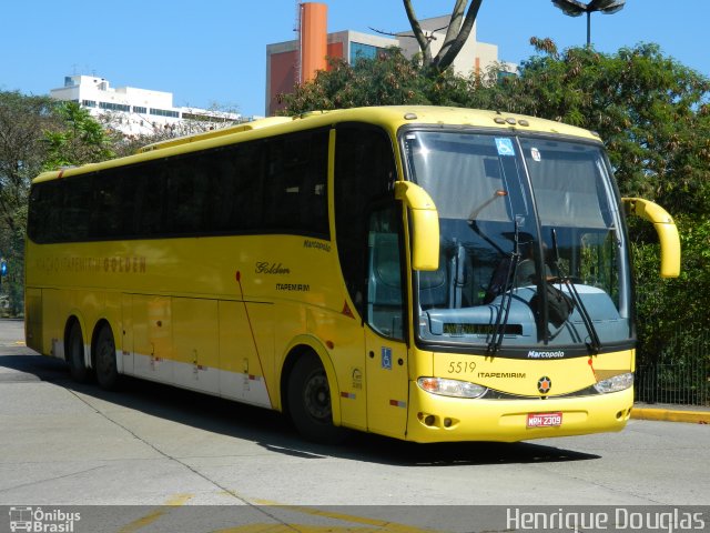 Viação Itapemirim 5519 na cidade de São Paulo, São Paulo, Brasil, por Henrique Douglas. ID da foto: 1234676.