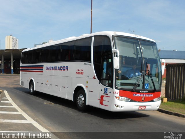 Expresso Embaixador 457 na cidade de Porto Alegre, Rio Grande do Sul, Brasil, por Daniel Nascimento  Trindade. Número da foto: #1235477.