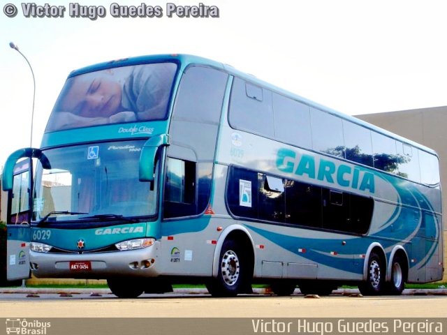 Viação Garcia 6029 na cidade de Maringá, Paraná, Brasil, por Victor Hugo Guedes Pereira. Número da foto: #1235281.