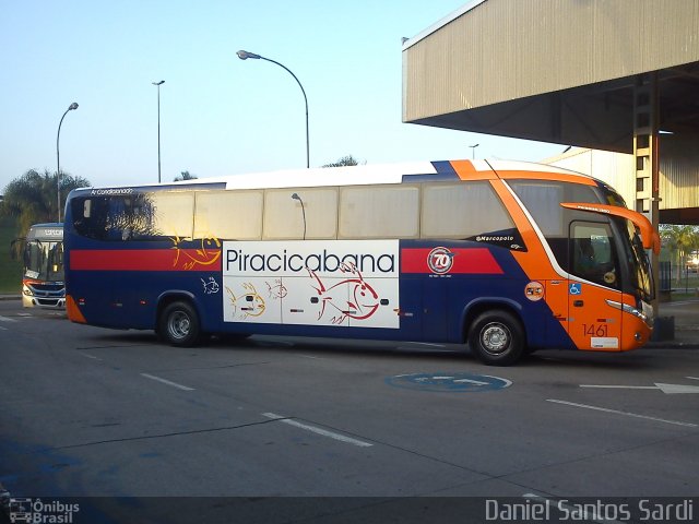 Viação Piracicabana 1461 na cidade de Praia Grande, São Paulo, Brasil, por Daniel Santos Sardi. Número da foto: #1237672.