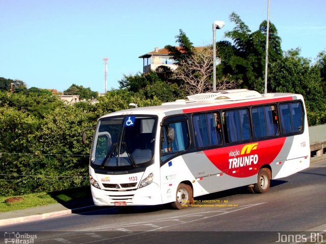 Viação Triunfo 1133 na cidade de Belo Horizonte, Minas Gerais, Brasil, por Jones Bh. Número da foto: #1237042.