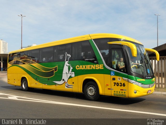 Expresso Caxiense 7036 na cidade de Porto Alegre, Rio Grande do Sul, Brasil, por Daniel Nascimento  Trindade. Número da foto: #1239251.
