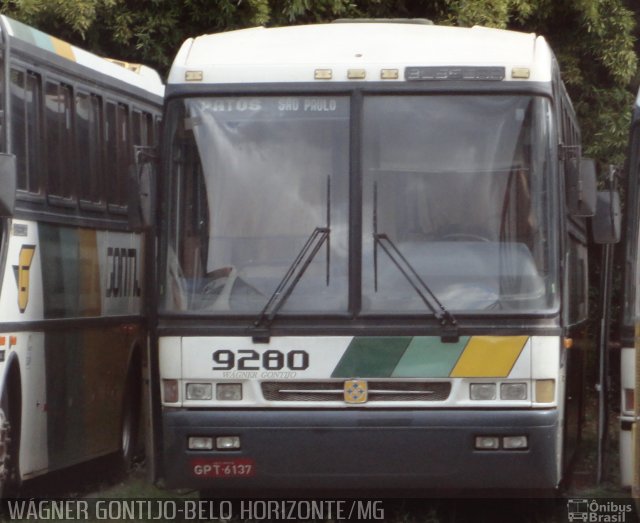 Empresa Gontijo de Transportes 9280 na cidade de Belo Horizonte, Minas Gerais, Brasil, por Wagner Gontijo Várzea da Palma-mg. Número da foto: #1239303.