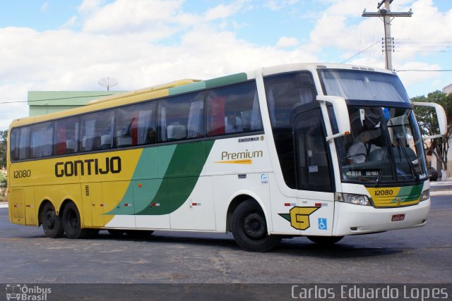 Empresa Gontijo de Transportes 12080 na cidade de Porteirinha, Minas Gerais, Brasil, por Carlos Eduardo Lopes. Número da foto: #1240499.