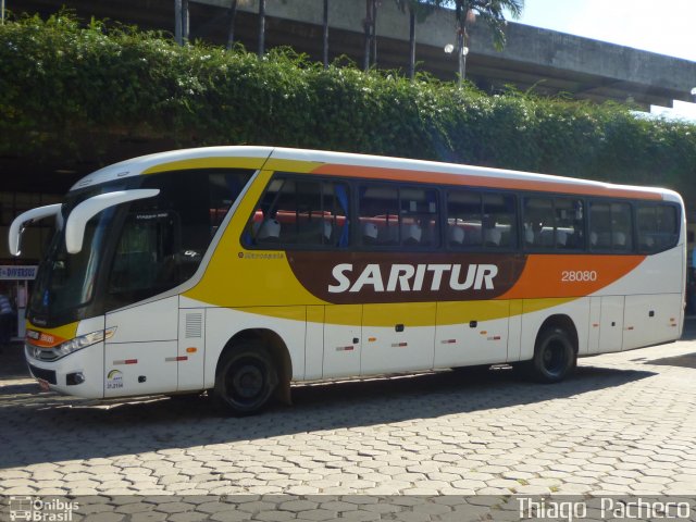Saritur - Santa Rita Transporte Urbano e Rodoviário 28080 na cidade de Belo Horizonte, Minas Gerais, Brasil, por Thiago  Pacheco. Número da foto: #1239837.