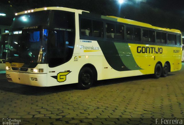 Empresa Gontijo de Transportes 15280 na cidade de Belo Horizonte, Minas Gerais, Brasil, por Fabri Ferreira. ID da foto: 1239536.