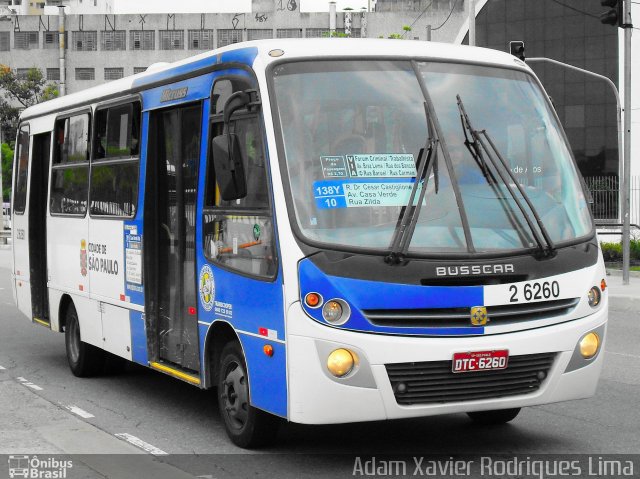 Transcooper > Norte Buss 2 6260 na cidade de São Paulo, São Paulo, Brasil, por Adam Xavier Rodrigues Lima. Número da foto: #1238968.