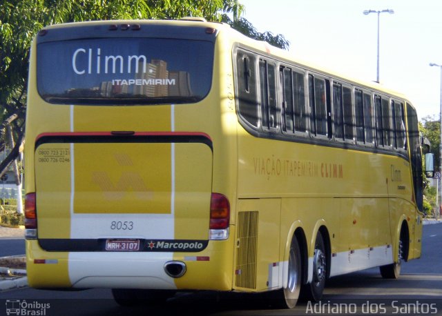 Viação Itapemirim 8053 na cidade de Fortaleza, Ceará, Brasil, por Adriano dos Santos. ID da foto: 1242233.