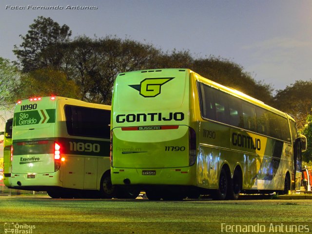 Empresa Gontijo de Transportes 11790 na cidade de São Paulo, São Paulo, Brasil, por Fernando Antunes. Número da foto: #1242160.