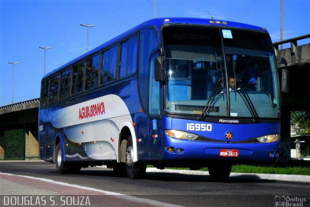 Viação Águia Branca 16950 na cidade de Vitória, Espírito Santo, Brasil, por Douglas Kalladim. Número da foto: #1242303.