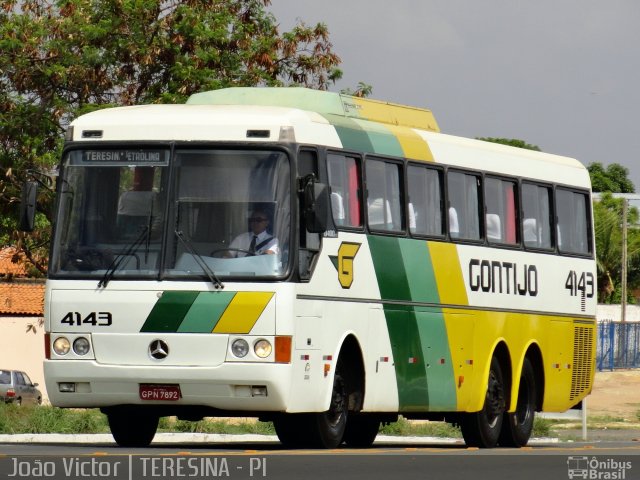 Empresa Gontijo de Transportes 4143 na cidade de Teresina, Piauí, Brasil, por João Victor. ID da foto: 1242394.