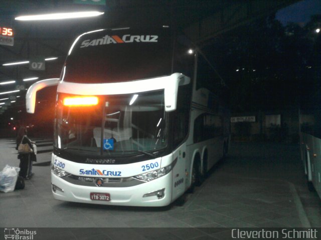 VUSC - Viação União Santa Cruz 2500 na cidade de Santa Maria, Rio Grande do Sul, Brasil, por Cleverton Schmitt. Número da foto: #1240855.