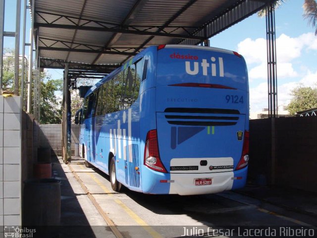 UTIL - União Transporte Interestadual de Luxo 9124 na cidade de Belo Horizonte, Minas Gerais, Brasil, por Julio Cesar Lacerda Ribeiro. Número da foto: #1243374.