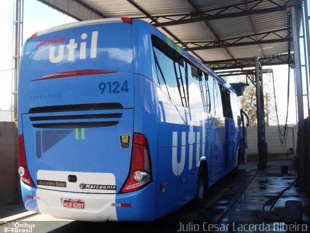 UTIL - União Transporte Interestadual de Luxo 9124 na cidade de Belo Horizonte, Minas Gerais, Brasil, por Julio Cesar Lacerda Ribeiro. Número da foto: #1243375.