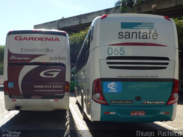 Santa Fé Transportes 065 na cidade de Belo Horizonte, Minas Gerais, Brasil, por Thiago  Pacheco. ID da foto: 1243289.