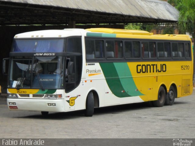 Empresa Gontijo de Transportes 15270 na cidade de Mantena, Minas Gerais, Brasil, por Fábio Andrade. ID da foto: 1243084.