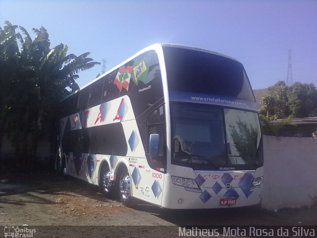 Cristal Turismo e Transporte 1000 na cidade de Aparecida, São Paulo, Brasil, por Matheus Mota Rosa da Silva. Número da foto: #1243578.