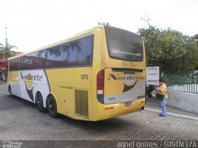 Viação Nordeste 1070 na cidade de Fortaleza, Ceará, Brasil, por Agnel Gomes. ID da foto: 1244163.