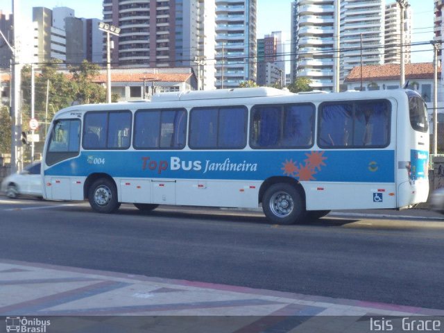 TopBus Jardineira 004 na cidade de Fortaleza, Ceará, Brasil, por Isis  Grace. Número da foto: #1243480.