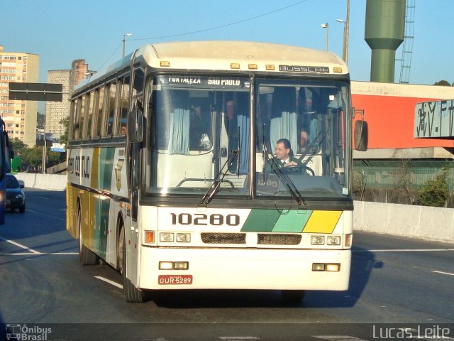 Empresa Gontijo de Transportes 10280 na cidade de Belo Horizonte, Minas Gerais, Brasil, por Lucas Leite. ID da foto: 1244094.