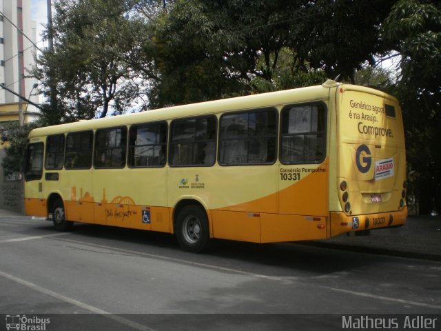 Viação Sandra 10331 na cidade de Belo Horizonte, Minas Gerais, Brasil, por Matheus Adler. Número da foto: #1244340.