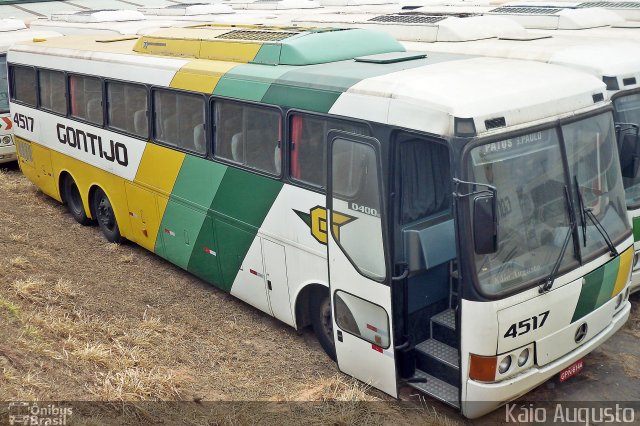 Empresa Gontijo de Transportes 4517 na cidade de Contagem, Minas Gerais, Brasil, por Káio Augusto. ID da foto: 1246347.